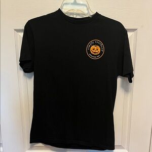 Simply Southern Halloween Black Tee with Pumpkin Patch Design Spooky Mini YL